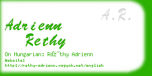 adrienn rethy business card